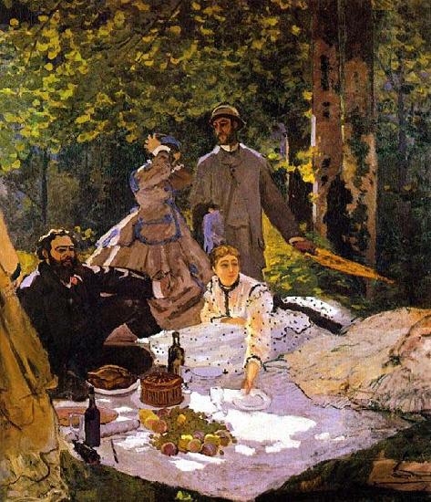 Claude Monet Le dejeuner sur lherbe oil painting image